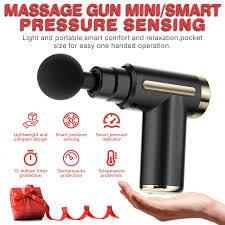 Professional Deep Tissue Massage Gun High Torque Muscle Relaxer Portable Ergonomic Design Ultra Compact Fashionable Perfect for Back Neck Day Gift Relieves Body Fatigue Improves Skin Smoothness