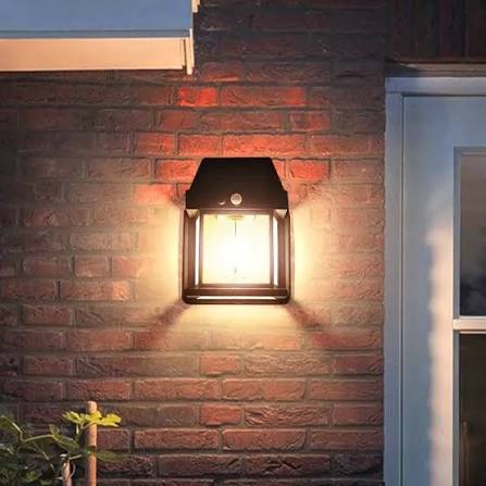 Solar Sensor Ligh Solar Tungsten Filament Lamp Outdoor Waterproof Intelligent Induction Wall Lamp