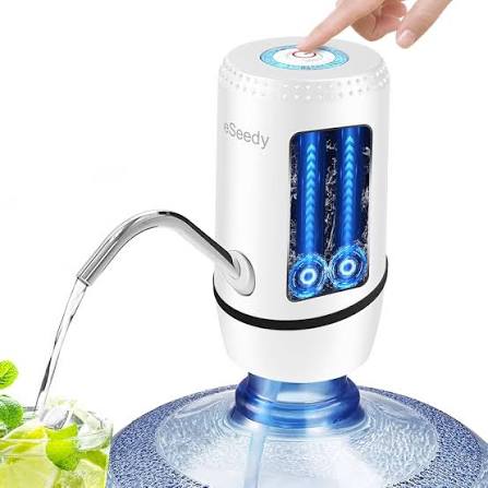 Rechargeable Automatic Water Dispenser Pump, Water Bottle Pump dispenser USB Charging Drinking mini Portable Electric dispenser pump for house and office