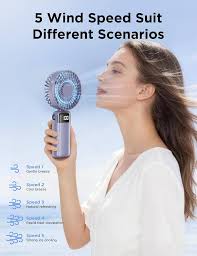 Portable Hand Held Fan Office Desktop Multifunctional Folding Double Headed Small Electric Fan With A Neck Lanyard