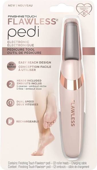 Finishing Touch Wanhengda Pedi Electronic Tool File and Callus Remover Pedicure