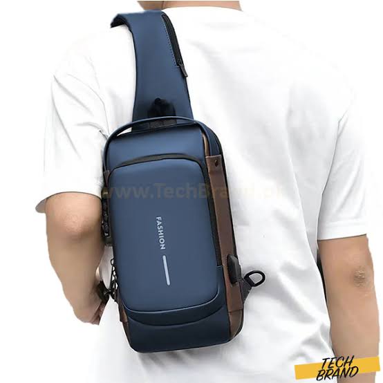 Fashion Anti-Theft Password Lock Crossbody Bag - High-Capacity Nylon Backpack with Adjustable Strap, Multiple Compartments & Secure Zipper Closure for Commuting, Travel, Hiking, Backpack for Travel