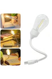 Book Reading/Camping Light/Night Light Retro Authentic Usb Input Lamp Unbreakable Lamp