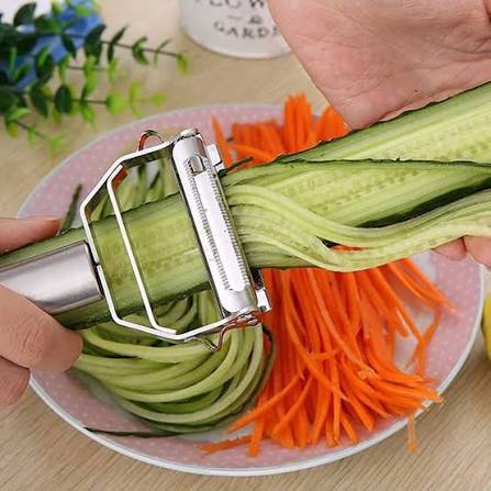 Stainless Steel Julienne Peeler Vegetable Peeler Double Planning Grater Kitchen Accessories