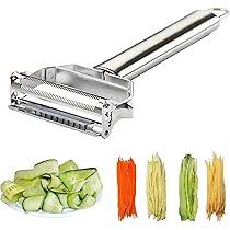 Stainless Steel Julienne Peeler Vegetable Peeler Double Planning Grater Kitchen Accessories