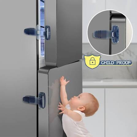 Refrigerator Lock for Child Safety Cabinet Lock Fridge Freezer Door Lock