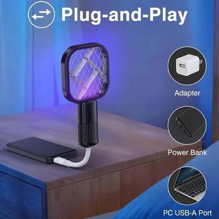 Mosquito Gadget Swatter UV Light with sharp sparking Fly Bug Zapper Insect Racket easy to used winter Fly Swatters Trap For Home Office Outdoor