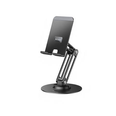 Universal Full Metal Mobile Phone Stand 360° Rotating Aluminum Alloy Base Desktop Tablet Phone Holder Stand
